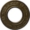 Ekena Millwork Daniela Ceiling Medallion (Fits Canopies up to 3 7/8"), Hand-Painted Brass, 8"OD x 3 7/8"ID x 1/2"P CM08DNBRS - alternate 1